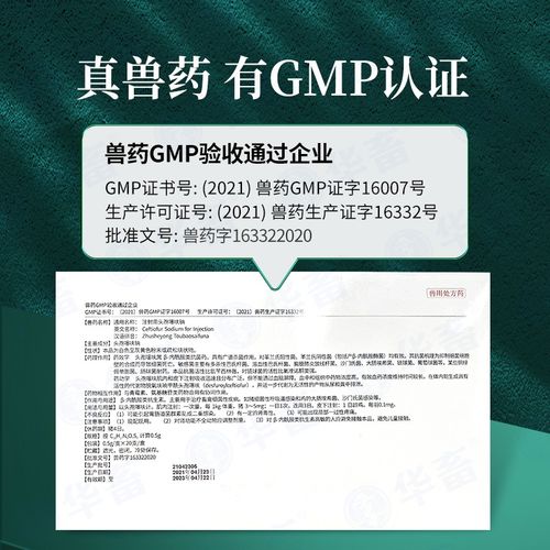 华畜 兽药 头孢噻呋钠兽用正品 注射用头孢猪牛羊鸡药禽药抗菌消炎